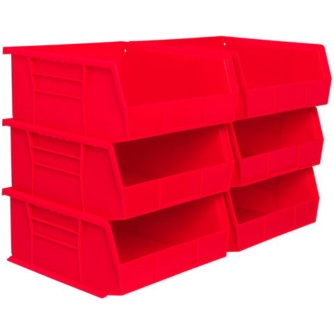 akro-mils front view red akrobin showing durable storage and easy access