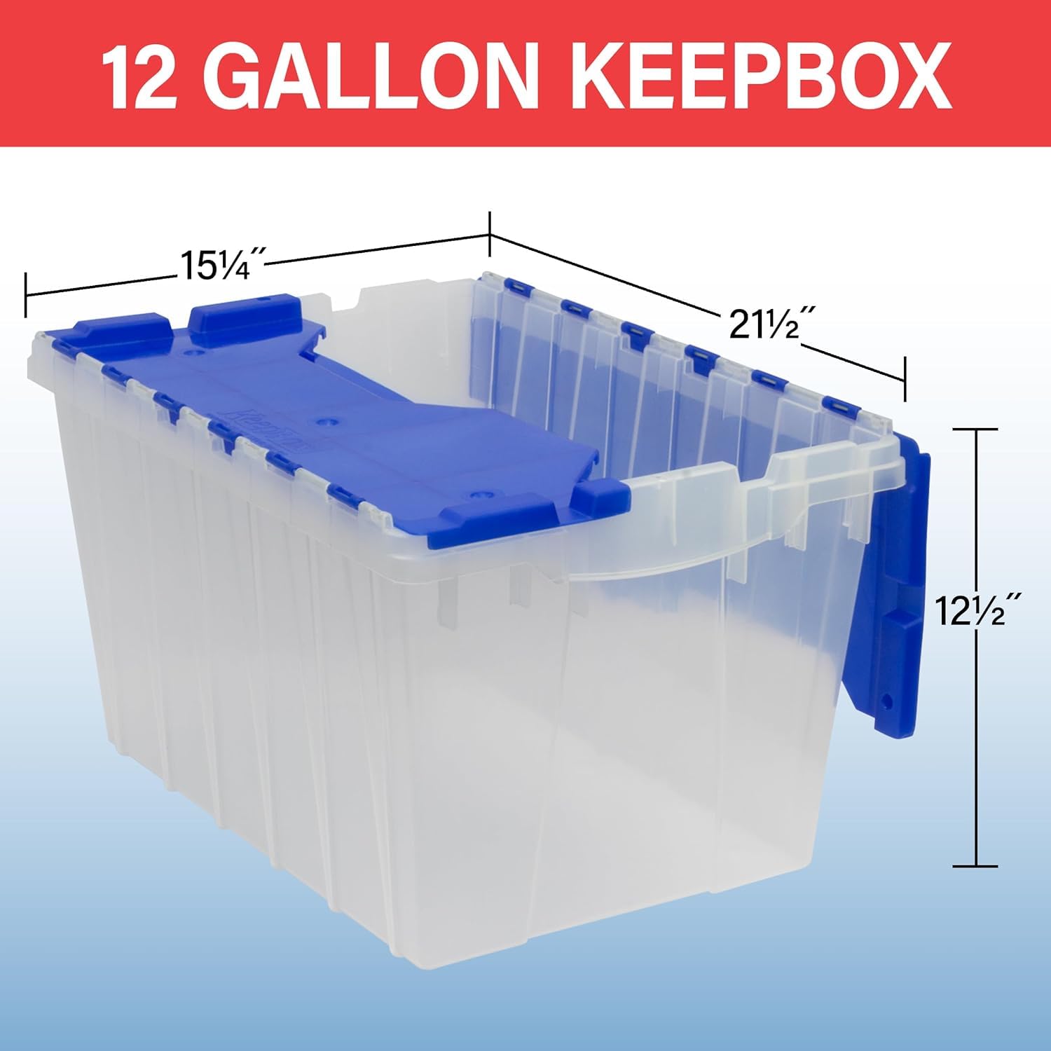 Akro-Mils clear side revealing contents for fast identification
