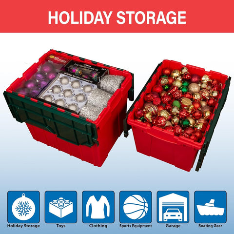 akro-mils stacked KeepBox bins illustrating stable vertical storage and space saving