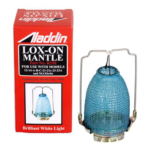 Aladdin R150 front packaging showing product and benefit bright light