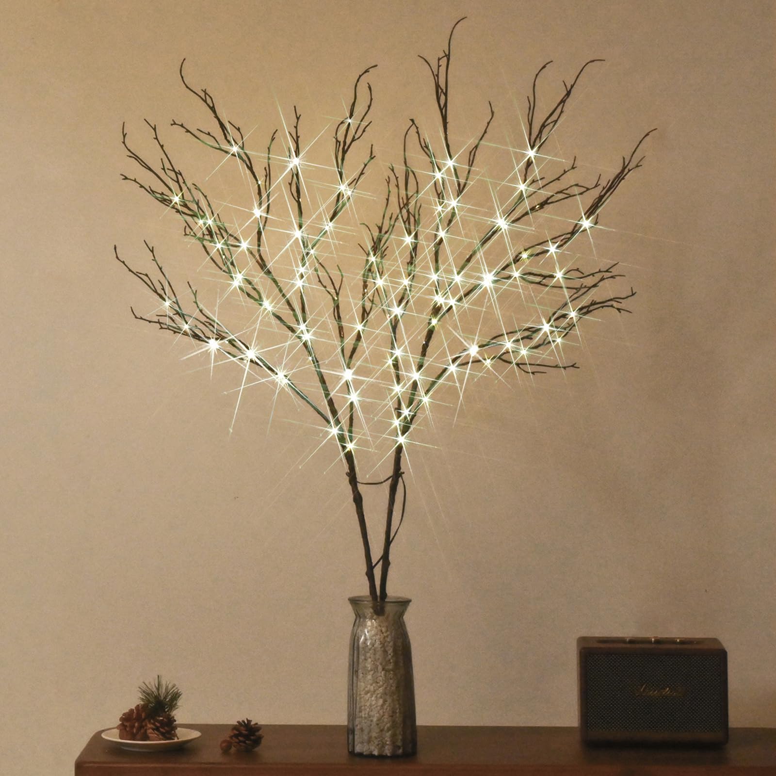 Alaiselit front view of assembled branches showing overall height and styling for easy placement