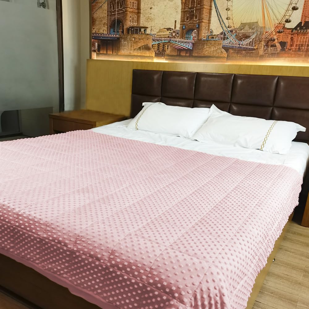ALANSMA folded blanket stored showing compact storage and easy handling