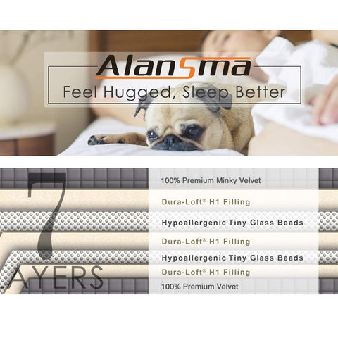 ALANSMA neatly folded for compact storage and easy portability