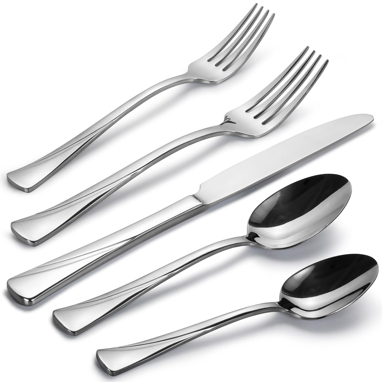 Alata Alice front view of set showing polished finish and neat packaging, highlights presentation benefit