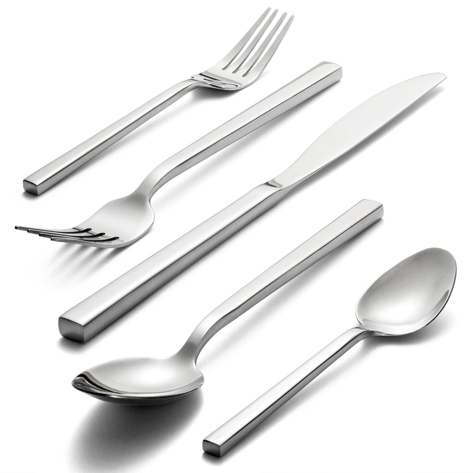 Alata front packaging showing full 20-piece set and service for four benefit