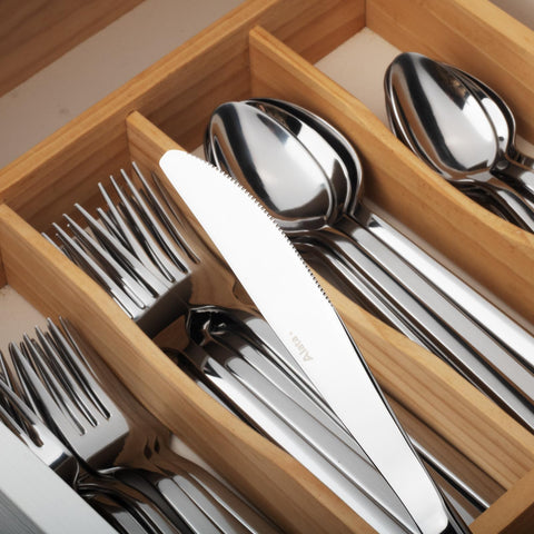 Alata pieces drying in a dish rack showing dishwasher-safe convenience
