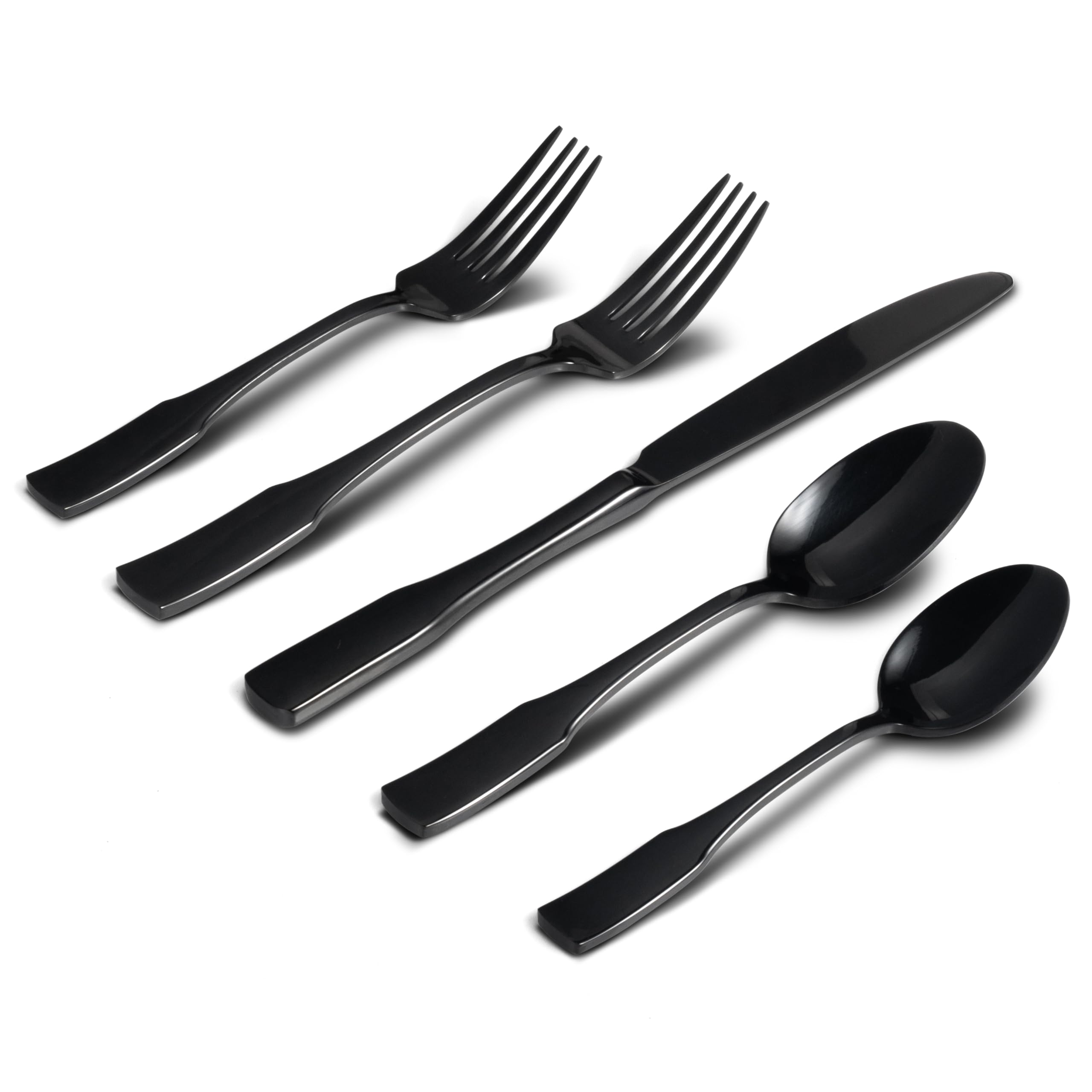 Alata Kate Black mirror finish front packaging showing complete set and modern elegance