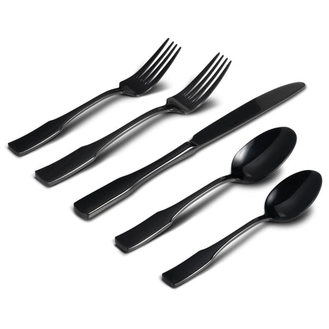 Alata Kate Black mirror finish front packaging showing complete set and modern elegance