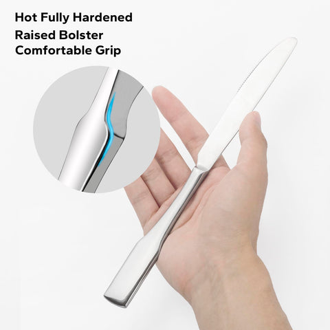 Hand holding Alata fork for scale showing substantial weight and balance benefit