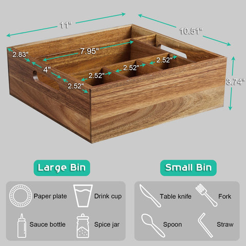 ALELION styled on buffet table adding organized, attractive serving station