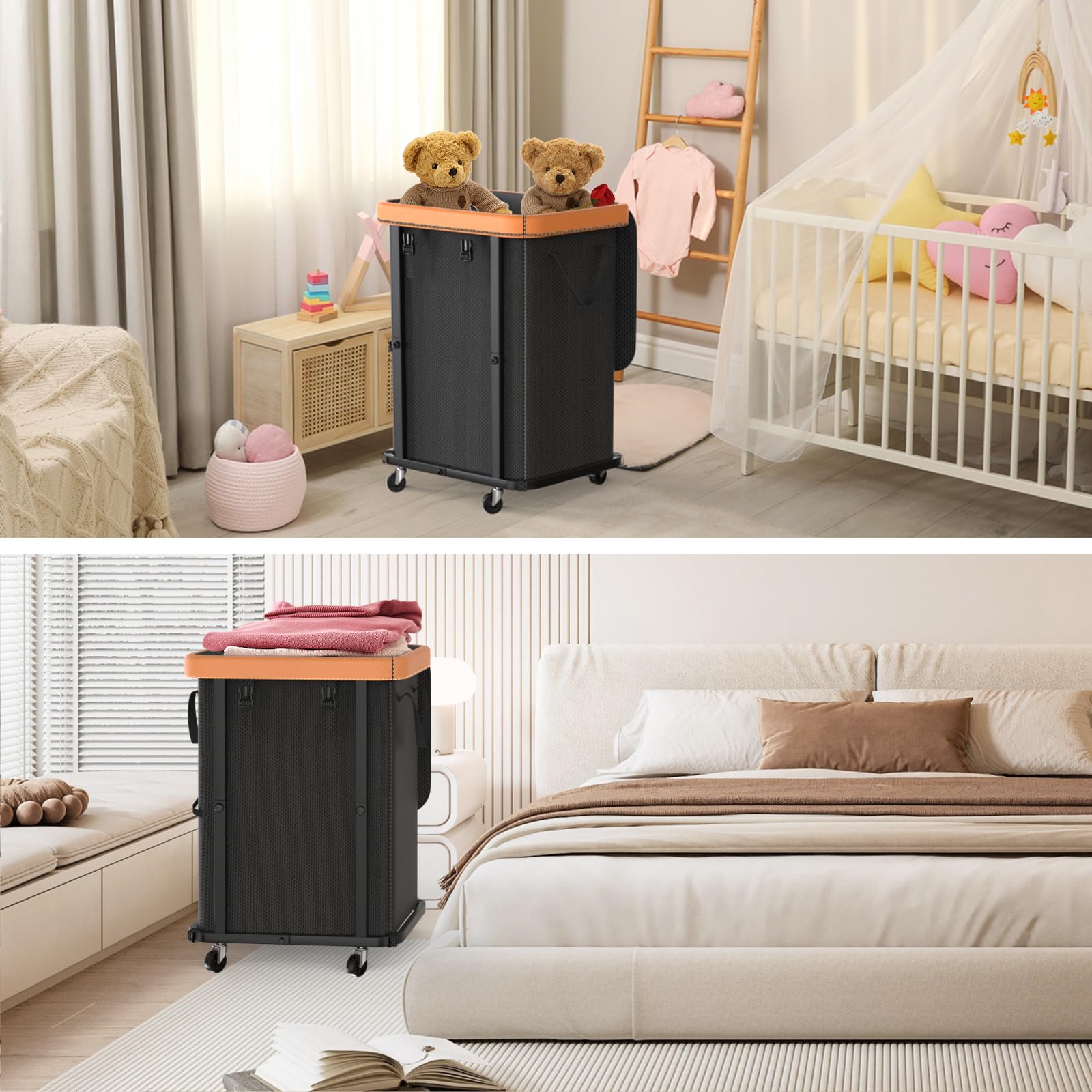 alentar in bedroom setting illustrating tidy storage and aesthetic appeal