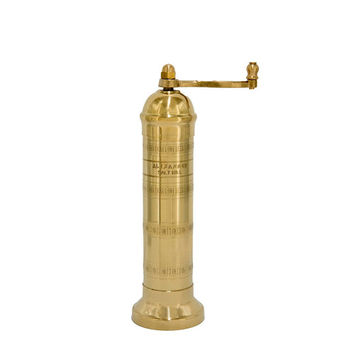 Alexander Home brass mill front view showing elegant design and durable build benefits