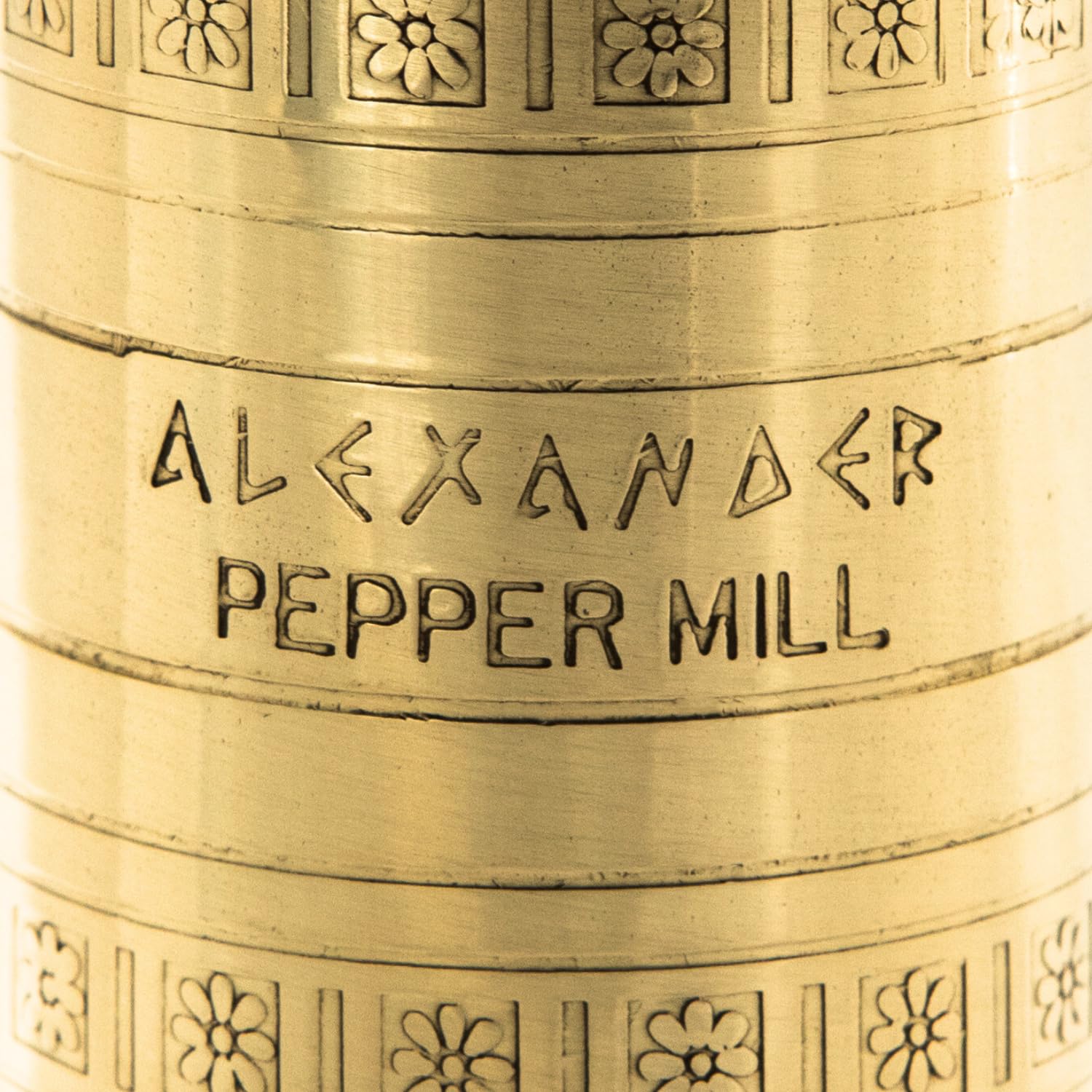 Alexander Home base flange close-up showing stability during grinding