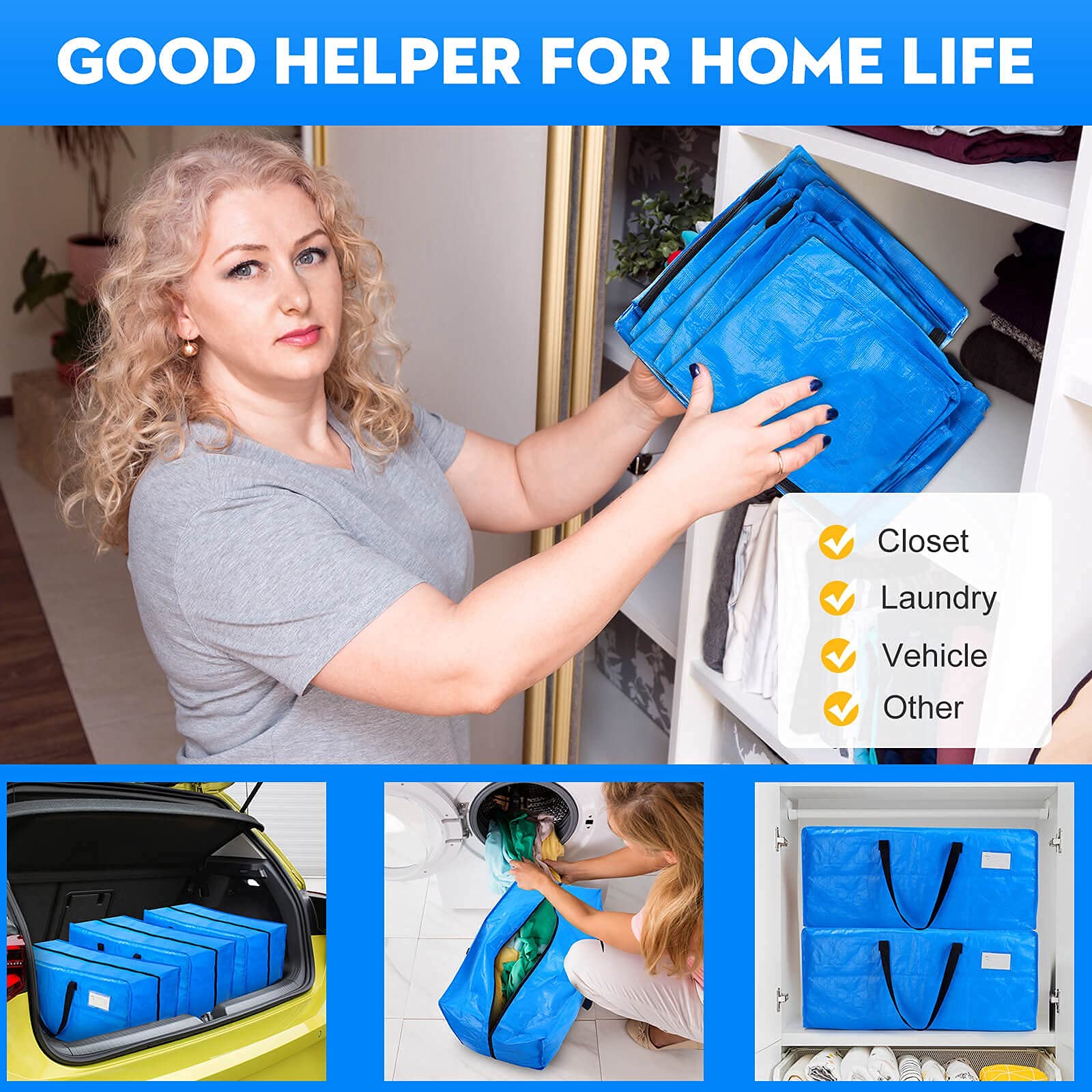 AlexHome loaded onto hand cart for easier moving and efficient transport