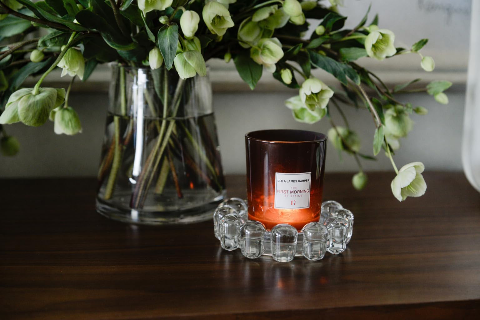 Alice Lane clear bubble dish holding jewelry for tidy storage and styling