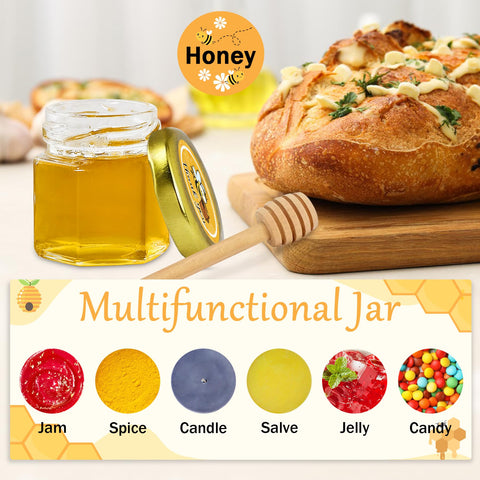 Aliggbent jar beside measuring spoon showing 1.5 oz capacity for portion control