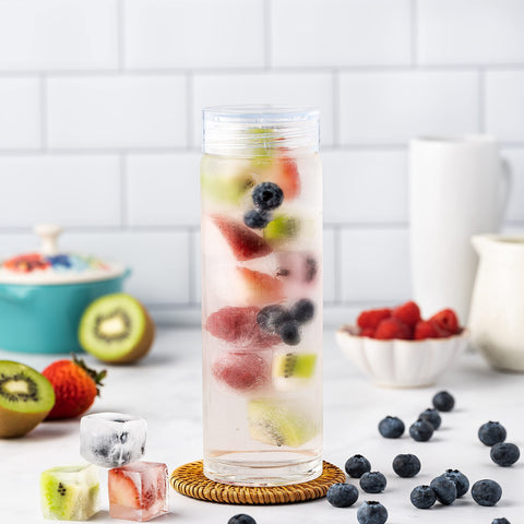 All About Juicing wide mouth opening detail simplifies adding ice and fruit