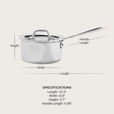 All-Clad D3 lid close-up highlighting fit and steam-control benefit