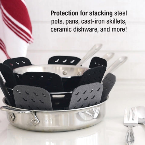 All-Clad microfiber drying mat absorbing water and protecting counters