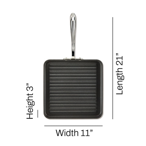 All-Clad HA1 being washed, easy-clean nonstick surface for quick after-meal cleanup