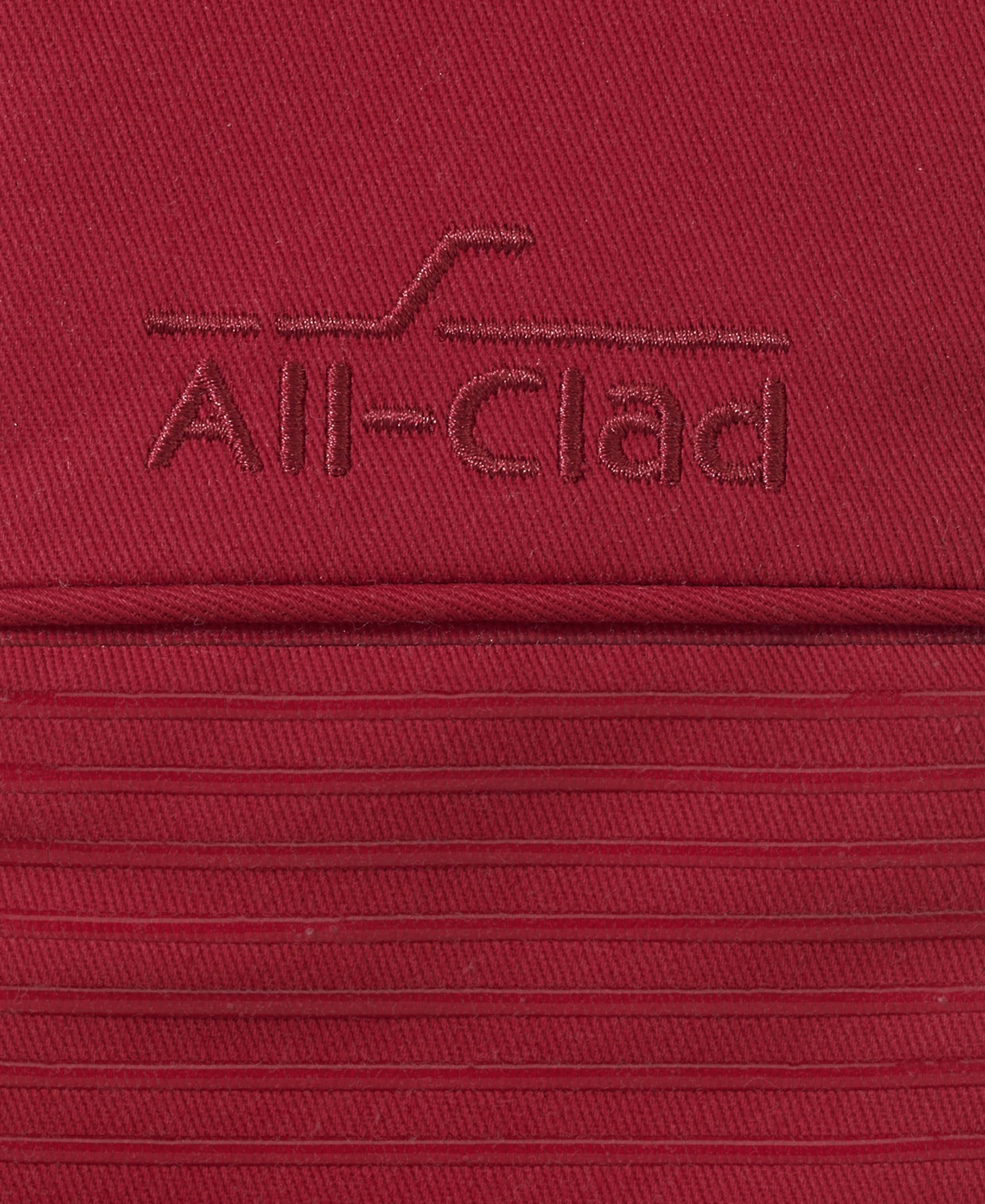 All-Clad close-up of textured silicone surface for superior non-slip grip