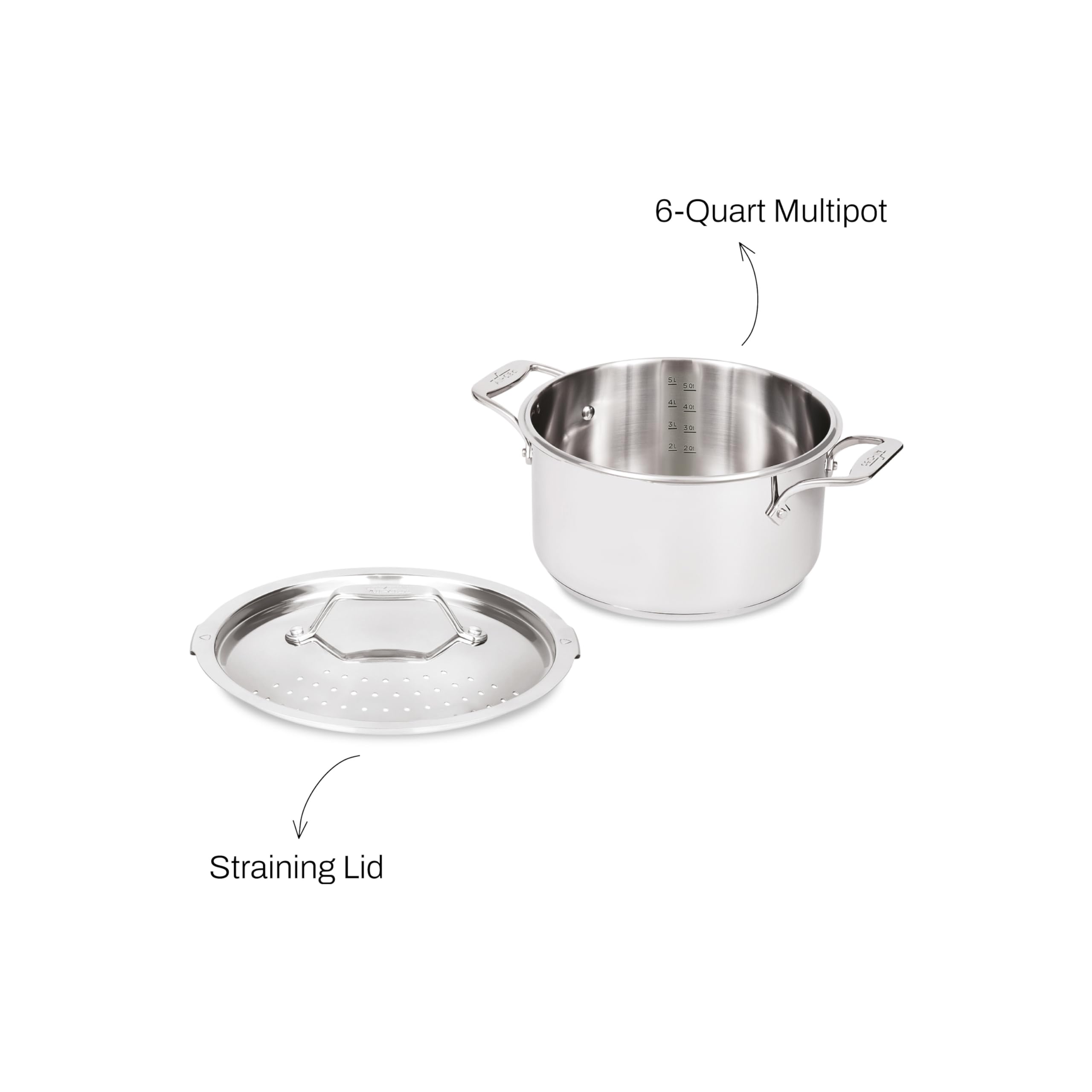 All‑Clad multipot in a kitchen setting illustrating versatile stovetop to oven use