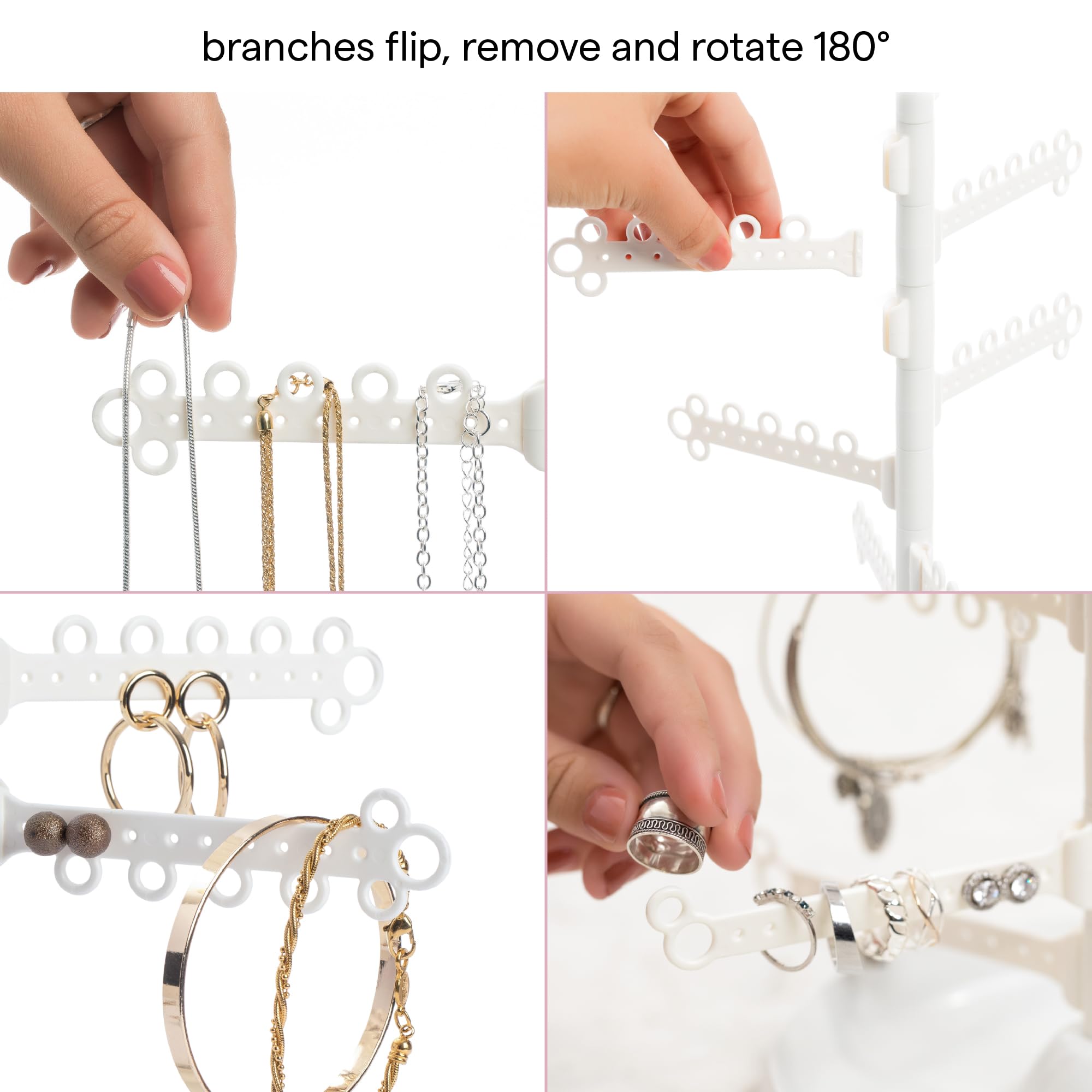 All Hung Up displaying earrings and necklaces for effortless selection