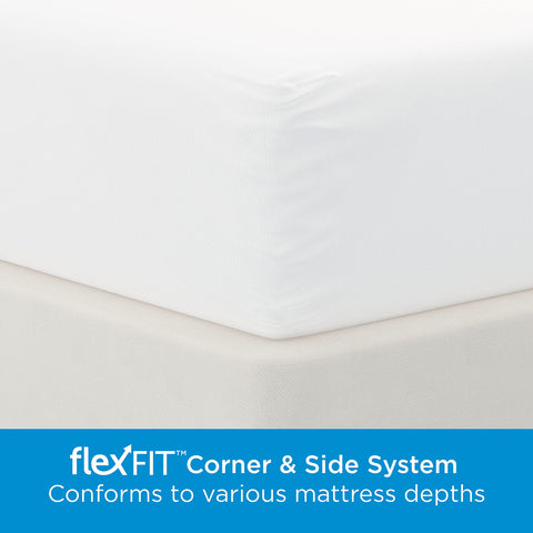 AllerEase in styled bedroom setting showing clean look and maintenance-ready convenience