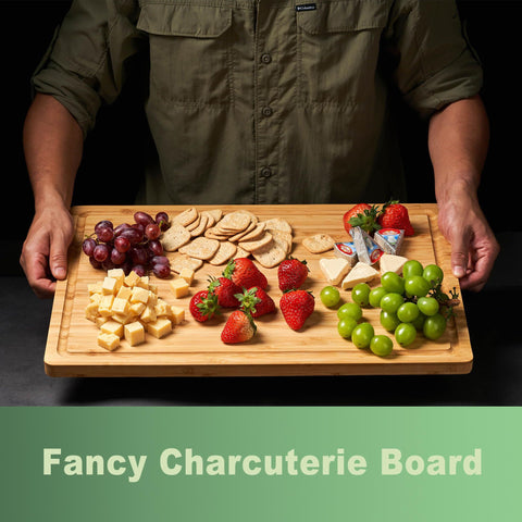 Allsum in kitchen lifestyle staged with charcuterie for elegant serving
