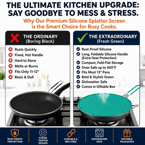 Allumerous silicone surface texture detail, non-stick for easy cleaning