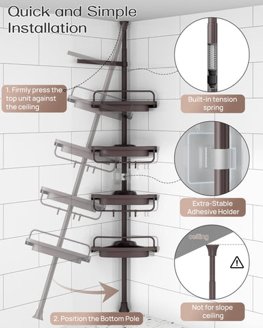 ALLZONE plastic shelf drain detail showing water-shedding cleanliness benefit