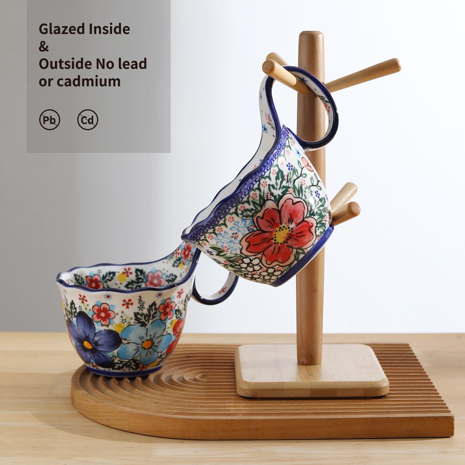 ALMA ceramic glaze closeup highlighting smooth finish for easy cleaning
