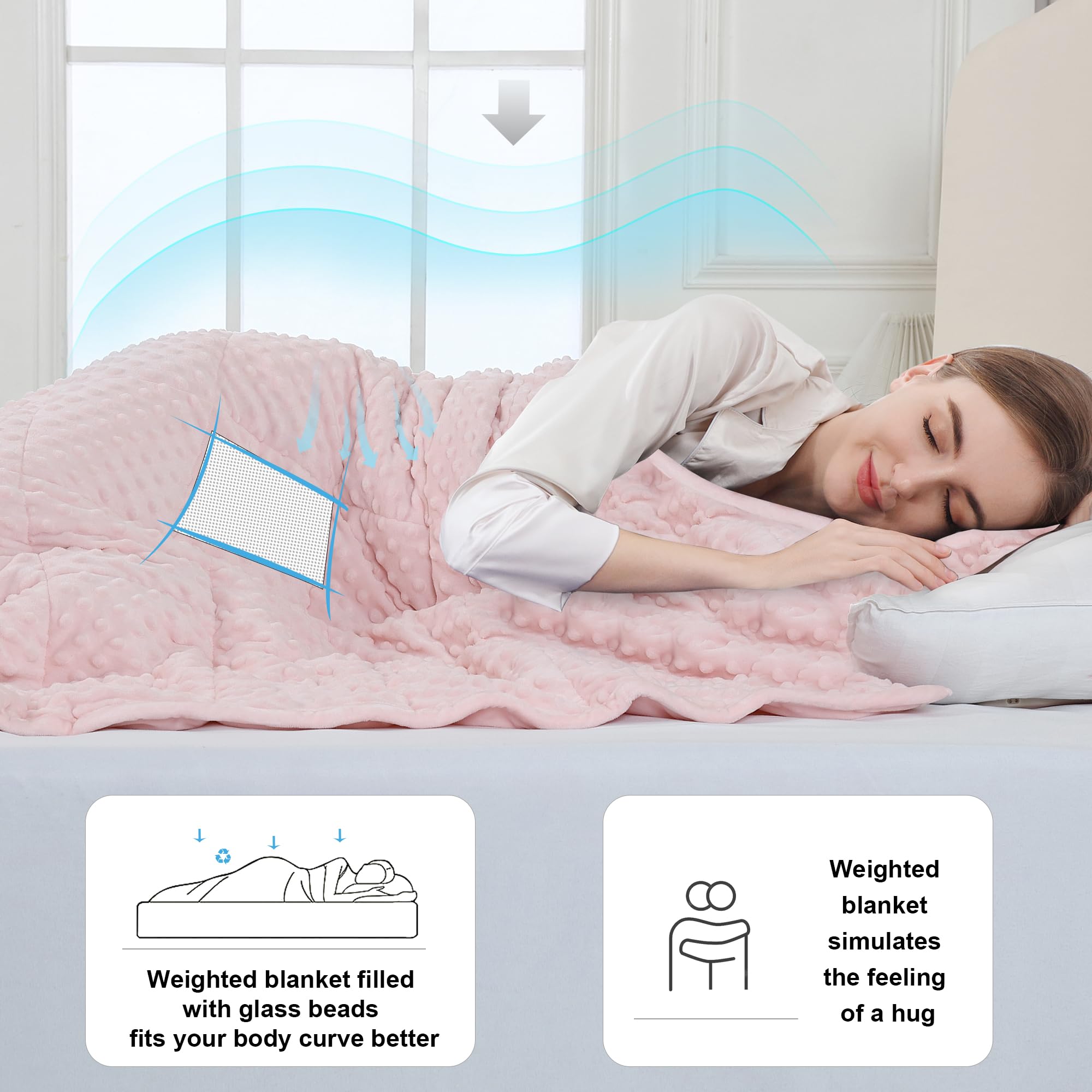 Alomidds on twin bed demonstrates size fit and practical coverage