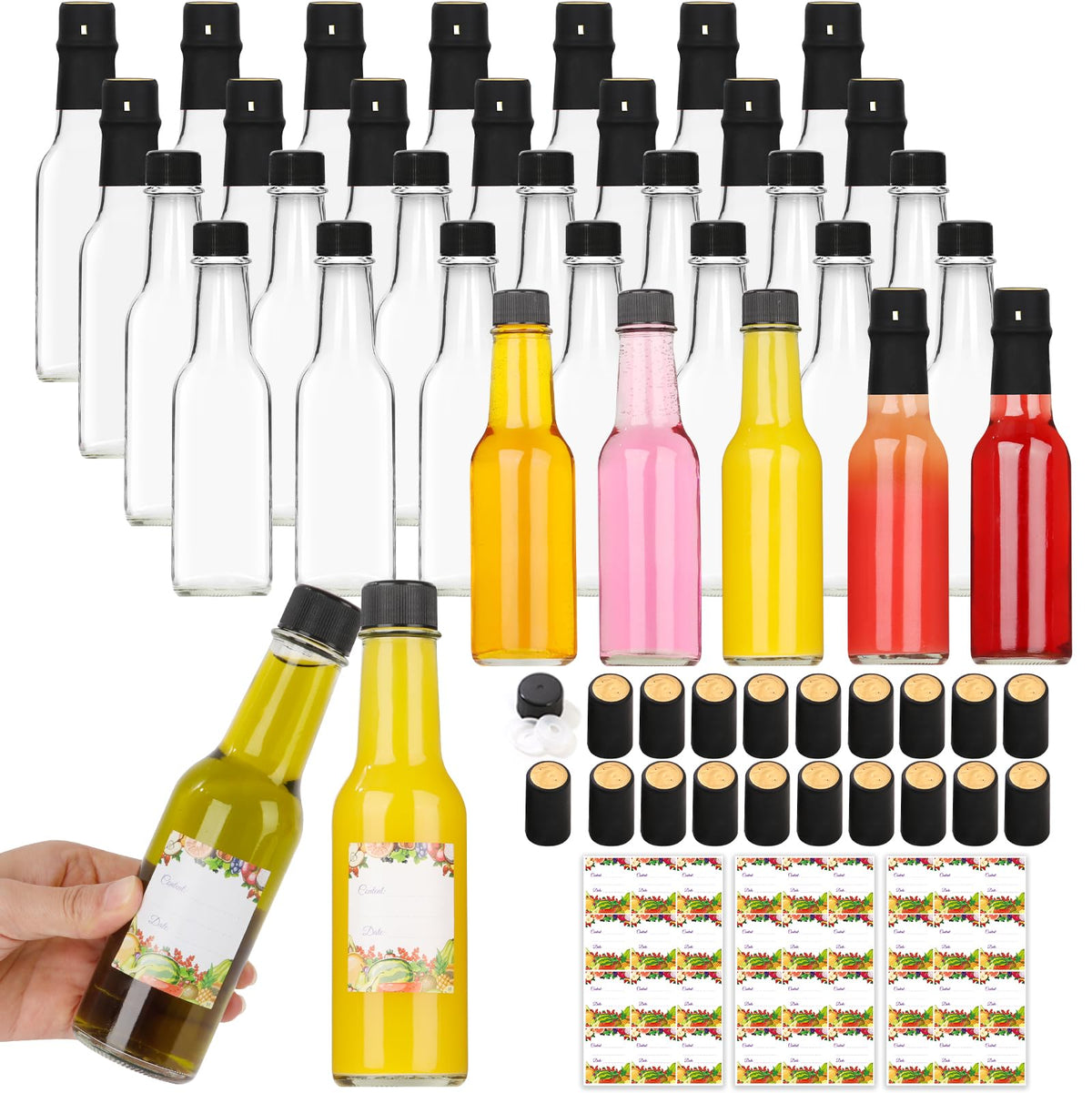 Alotpower front view of 35-pack bottles showing neat presentation and shipping ready