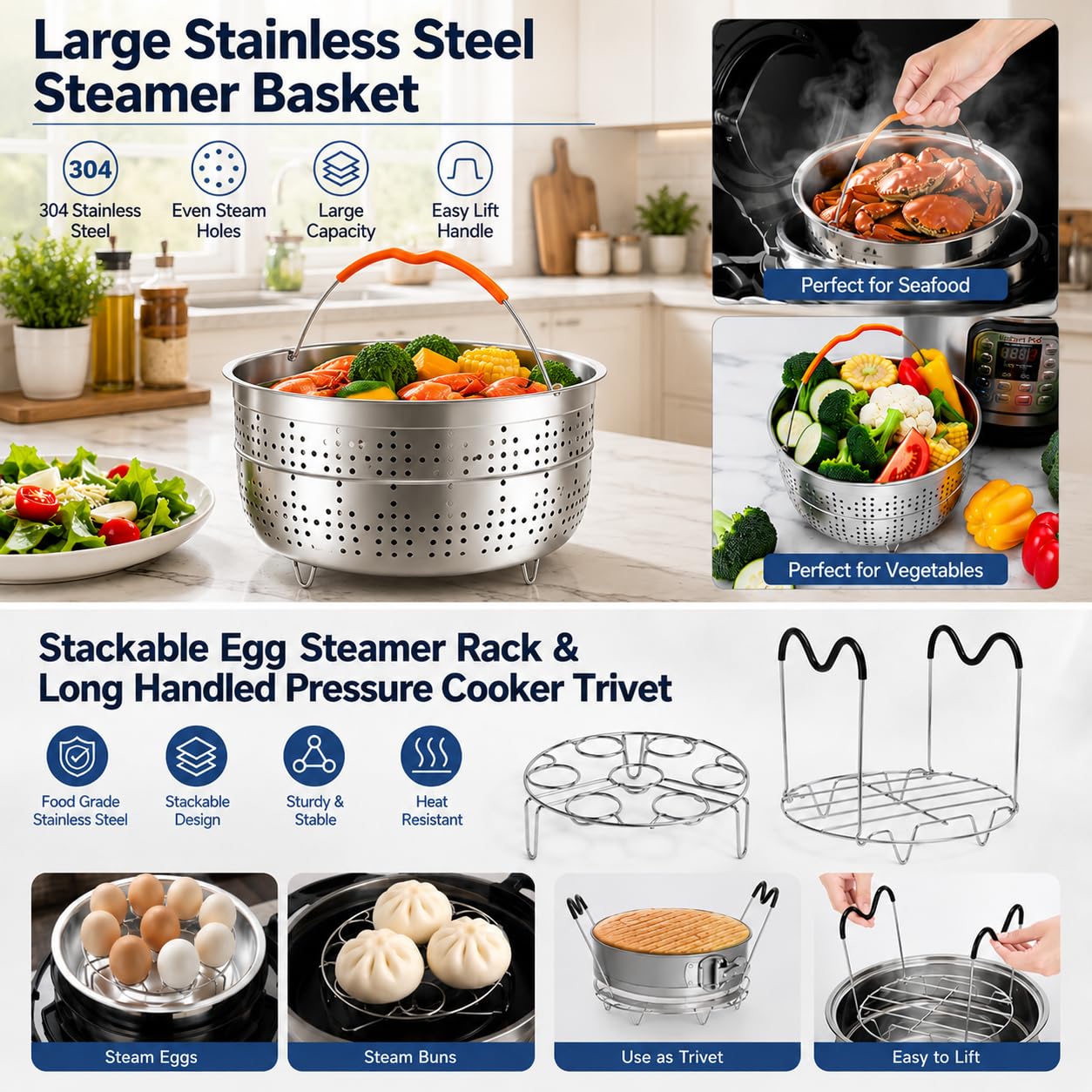 Alpacasso non-stick springform pan close-up for pressure-cooker baking
