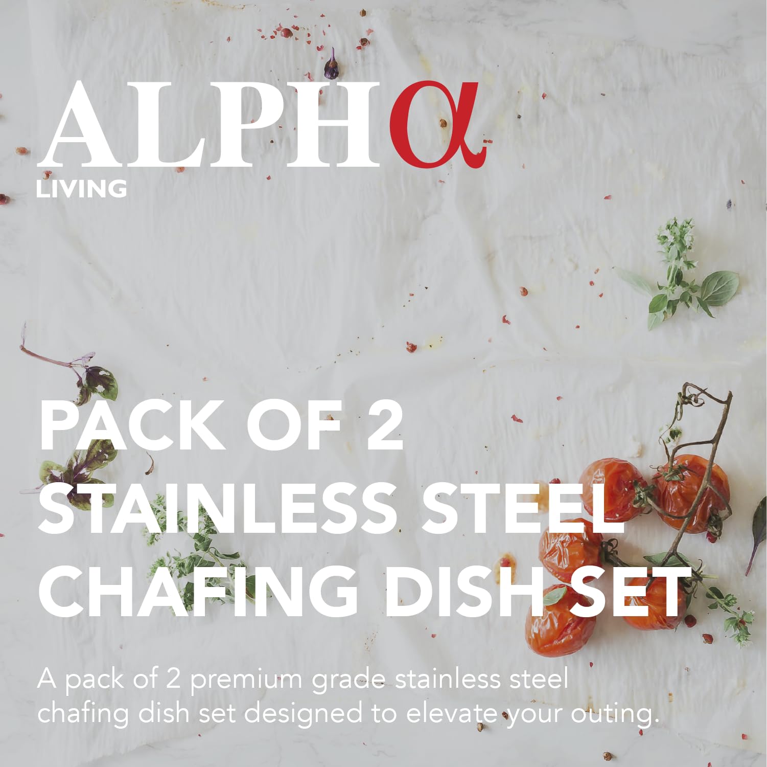 ALPHA LIVING close-up of lid handle highlighting secure grip and easy serving access