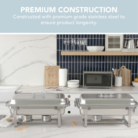 ALPHA LIVING full-size 8QT pan insert demonstrating generous capacity and easy removal