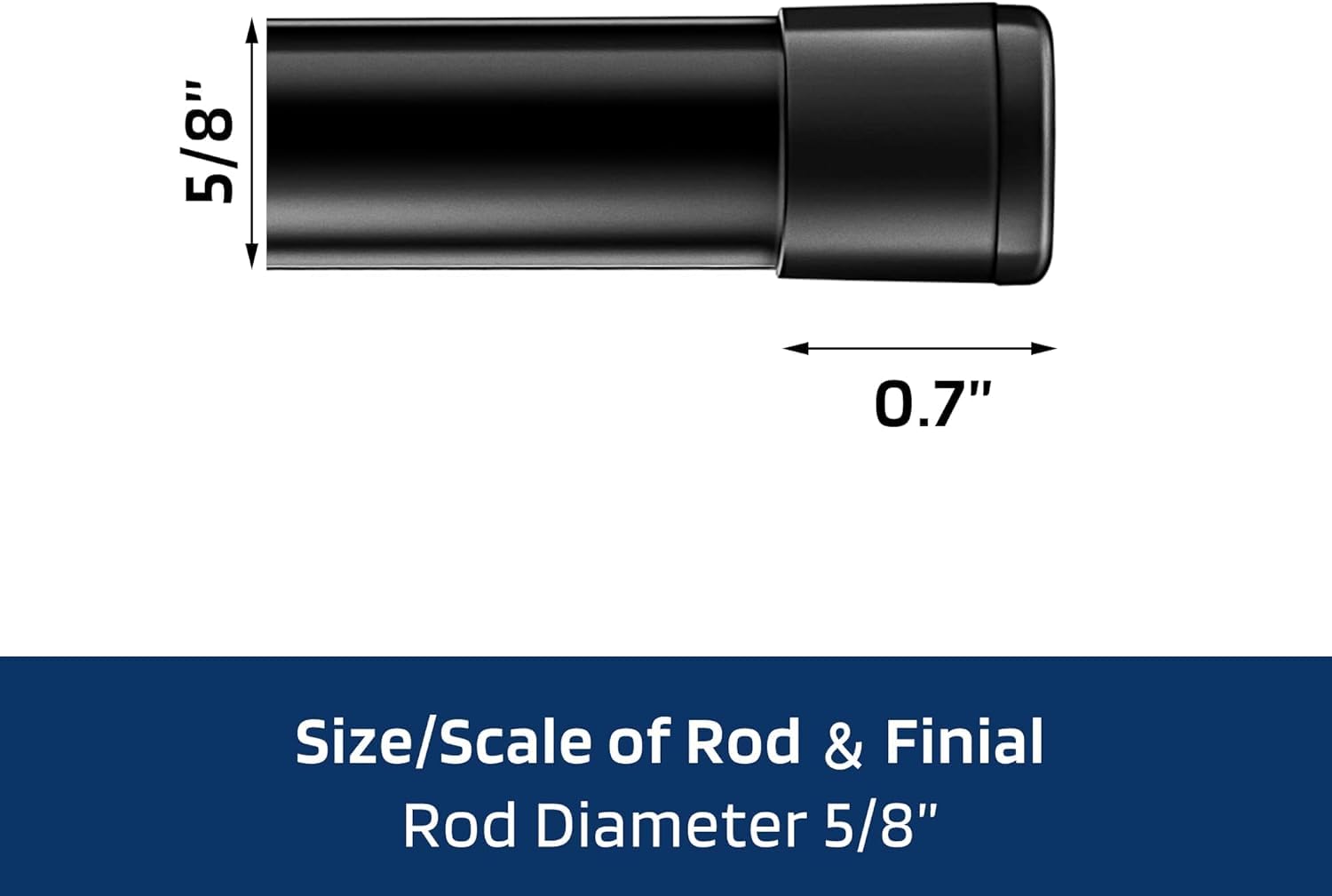 Alskarhem telescoping extension shown mid-slide to illustrate adjustable length