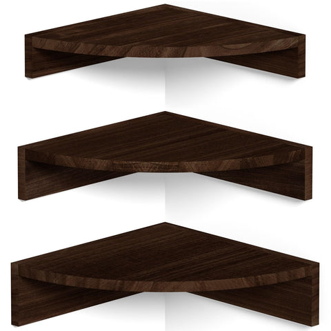 Alsonerbay dark brown front view showing warm wood finish and shape