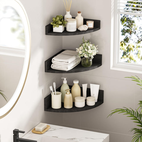Alsonerbay lifestyle shot with shelves holding plants and books to declutter