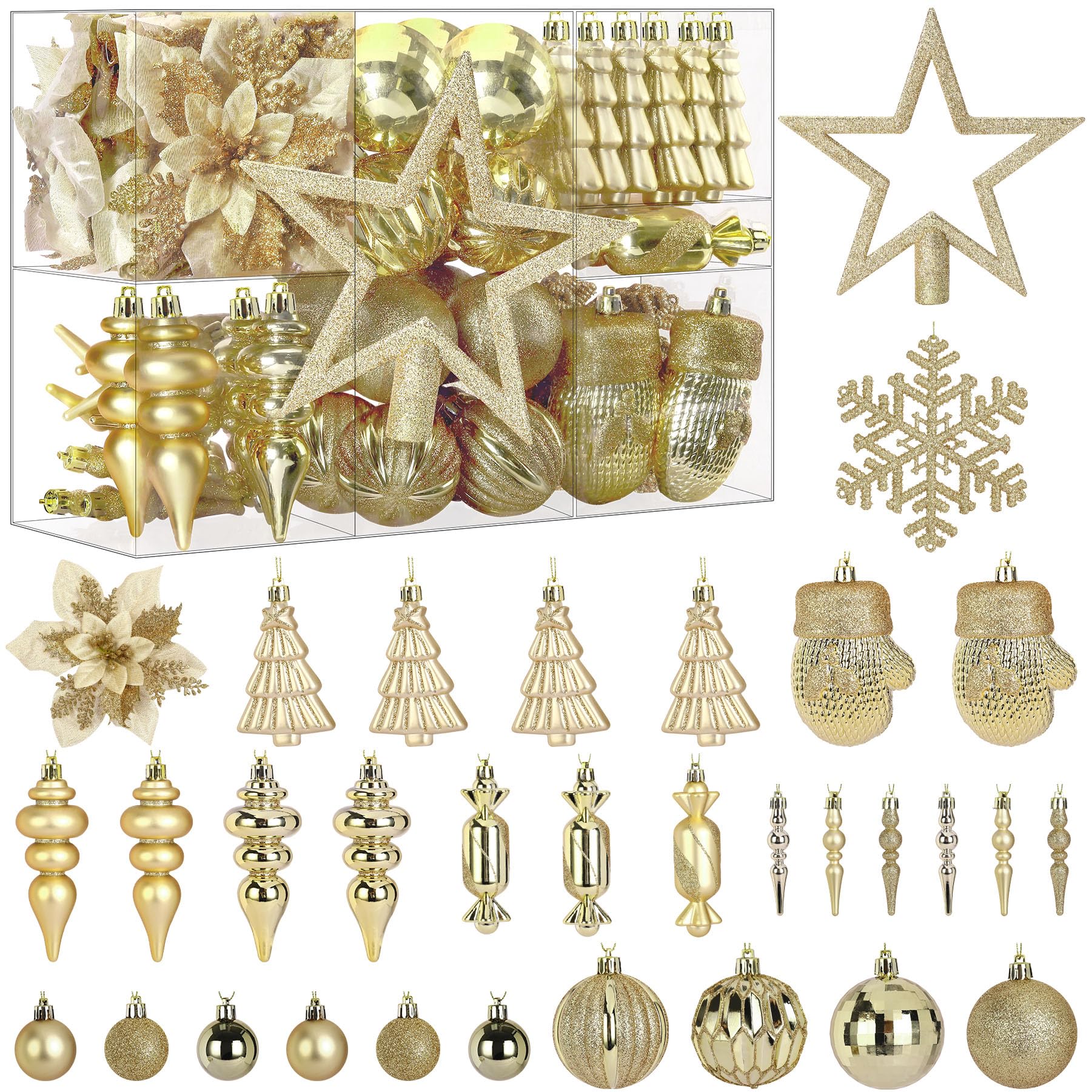 Alupssuc front packaging showing gold baubles and convenience