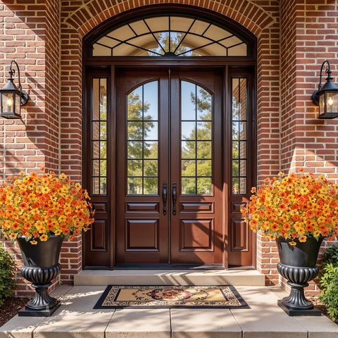 Alupssuc porch scene showing finished display delivering seasonal curb appeal
