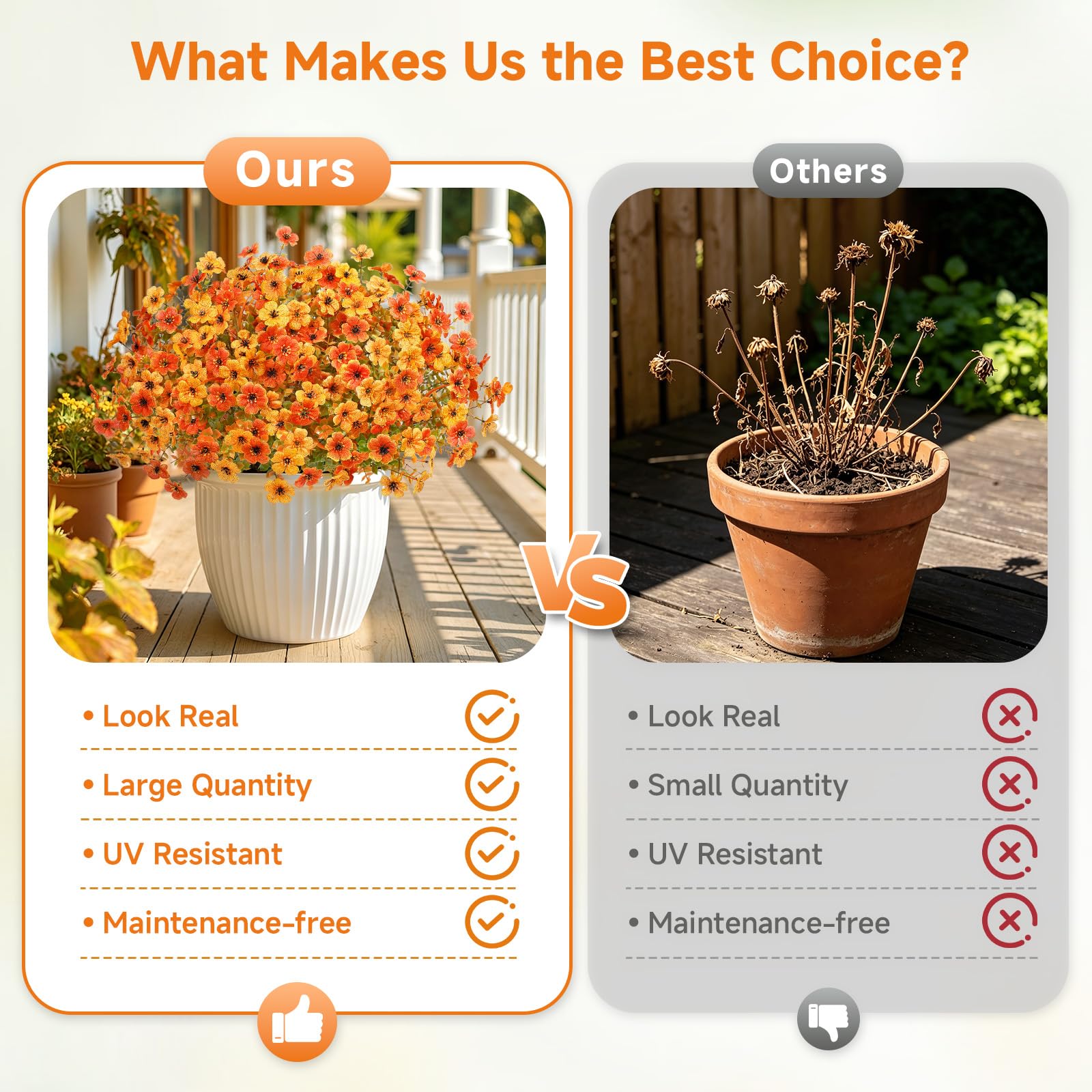 Alupssuc wired stem close-up highlighting bendable stems for easy arranging