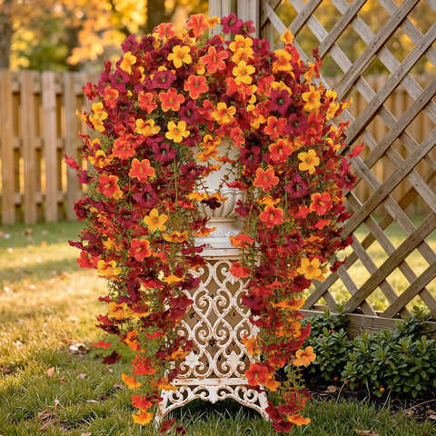Alupssuc used on wedding arch adding durable, maintenance-free fall decor