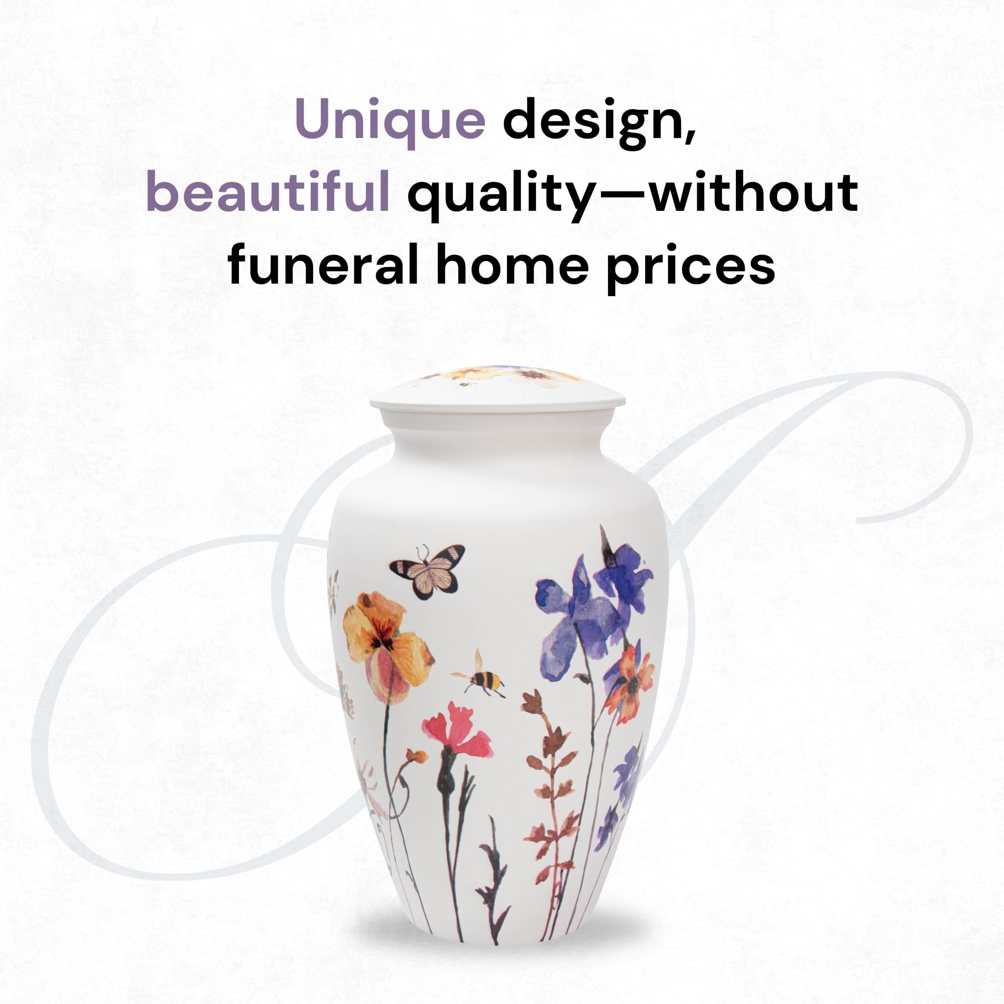 Always With Us urn felt base detail protecting surfaces and preventing scratches