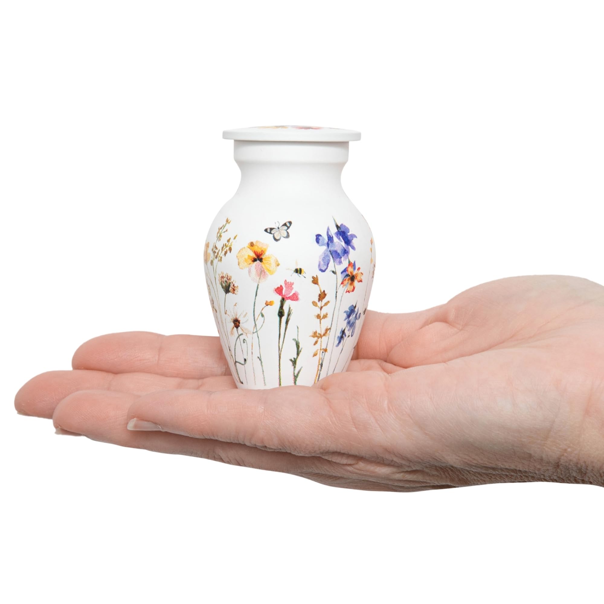 Always With Us wildflower urn front view showing graceful design and dignified display