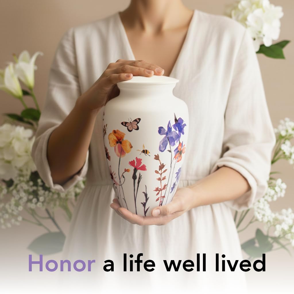 Always With Us urn threaded lid close-up demonstrating secure closure and peace of mind