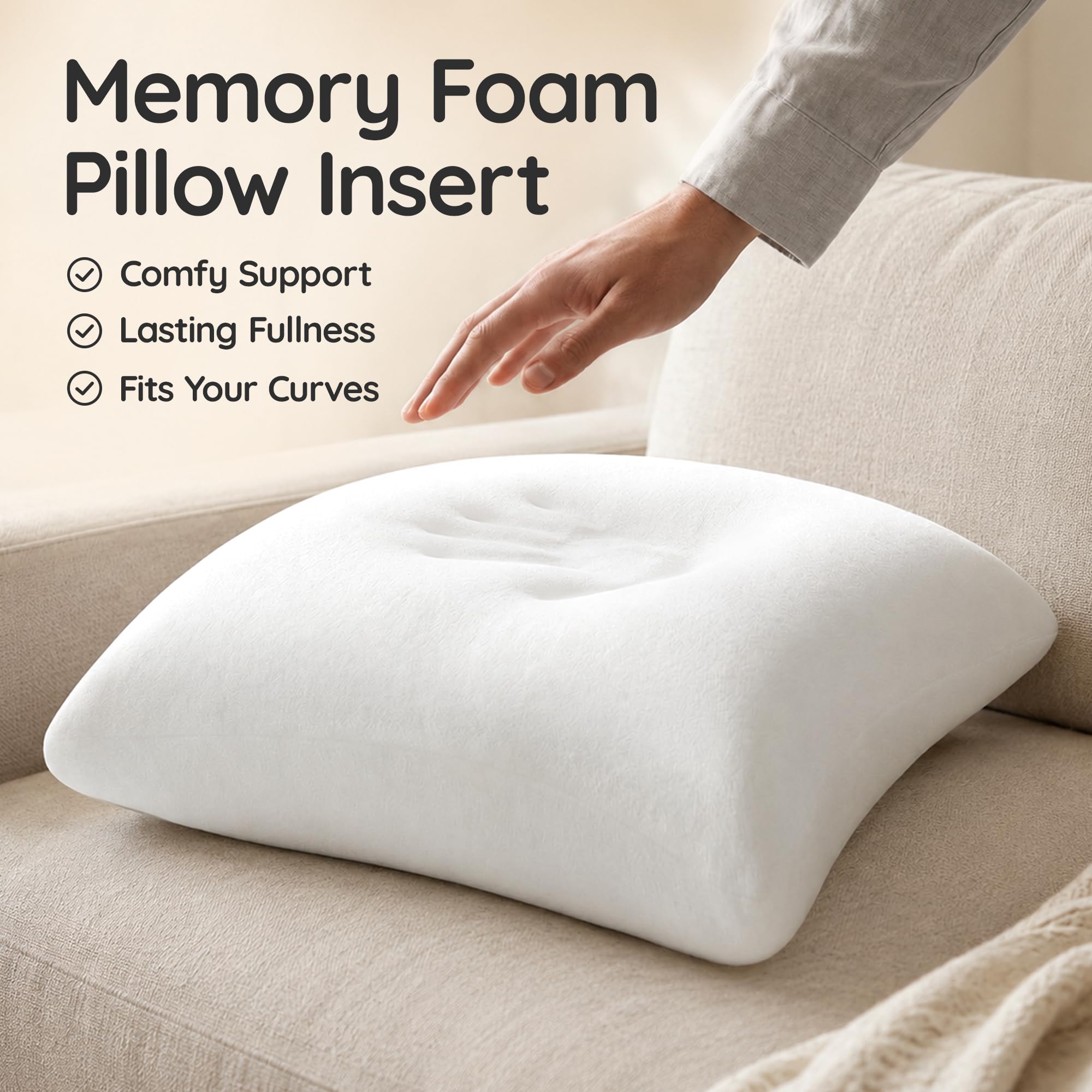 AM AEROMAX close-up of memory foam texture highlighting durable, resilient surface