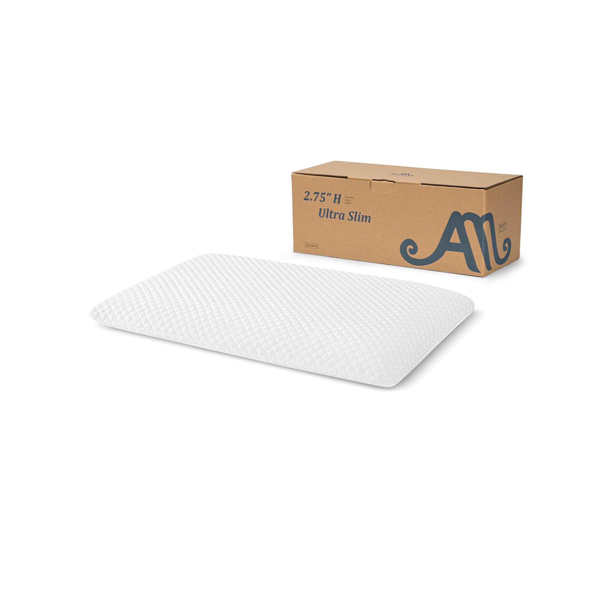 AM AEROMAX front view showing slim profile and neat cover for better sleep