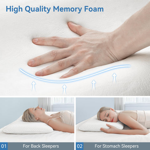 AM AEROMAX on bed with back sleeper illustrating comfortable support